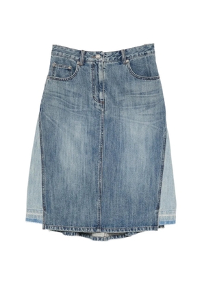 Juun.J denim midi skirt - Blue