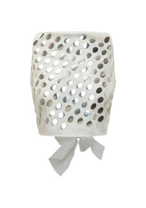 IRO Dixie disc tie top - White