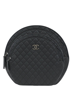 CHANEL Pre-Owned x Monster 1990s-2000s quilted wireless headphones and storage bag - Black