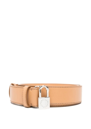 Stella McCartney ryder padlock belt - Neutrals