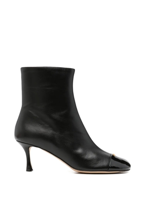 Nº21 cap-toe leather boots - Black