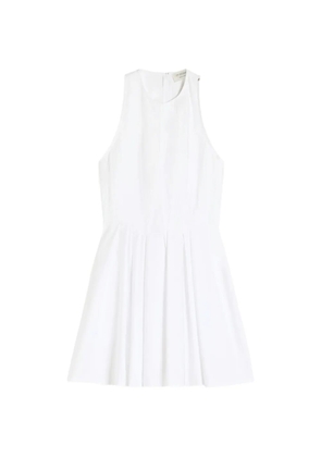 Sportmax pleated mini dress - White