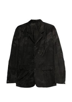 Christian Peau floral patterned blazer - Black