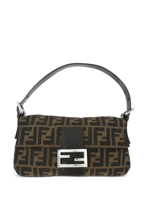 Fendi Pre-Owned 2000 Zucca baguette shoulder bag - Black
