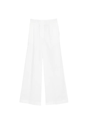 Forte Forte elasticated-waistband trousers - White