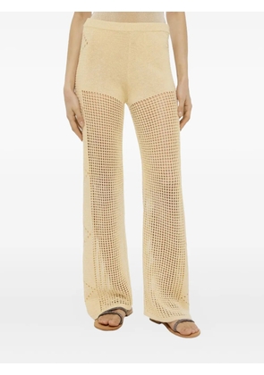 MC2 Saint Barth Alva crochet-detail trousers - Neutrals
