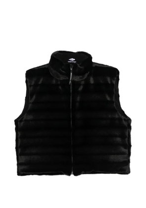 Balenciaga zip sleeveless gilet - Black