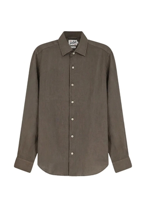 MC2 Saint Barth Raphael long-sleeve buttoned shirt - Brown