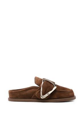 Inuikii buckle soft mules - Brown