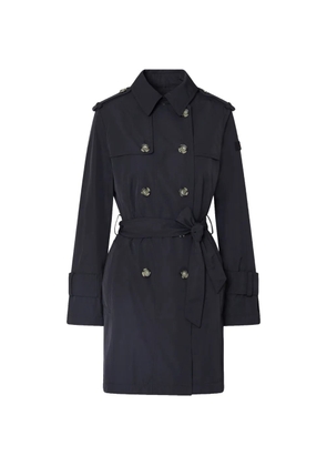 Peuterey double-breasted belt-fastening coat - Blue