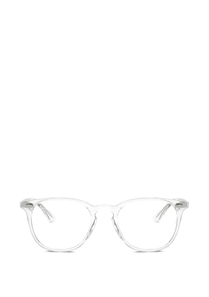 Ray-Ban oval-frame glasses - White