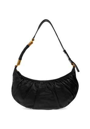 Balmain Ébène gathered shoulder bag - Black