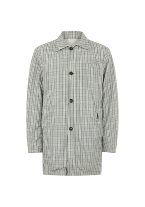 Moorer checked button coat - Neutrals