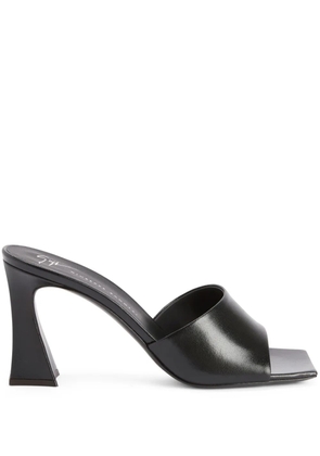 Giuseppe Zanotti Solhene 85mm mules - Black