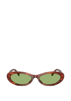 Tiffany & Co. oval-frame sunglasses - Brown