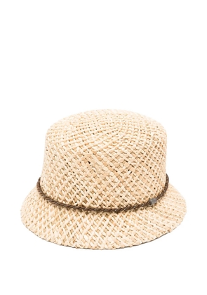 Peserico woven bucket hat - Neutrals