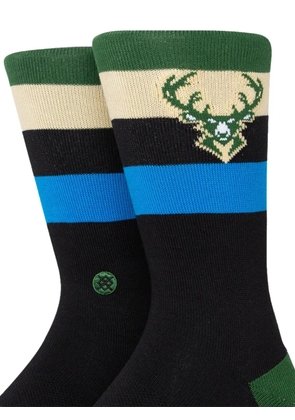 Stance x NBA stripe crew socks - Black