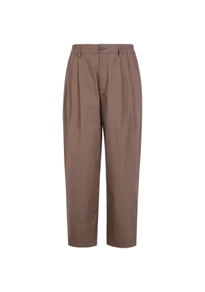 WOC elasticated-waist trousers - Brown