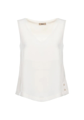 Herno button-detail vest - Neutrals