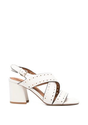 Bruno Premi perforated-strap sandals - White