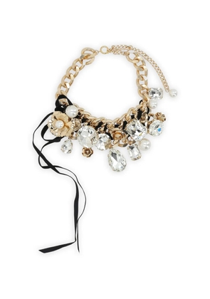 Vaquera jewelled chain necklace - Gold