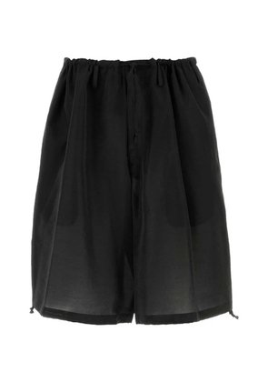 Yohji Yamamoto elasticated-waist shorts - Black