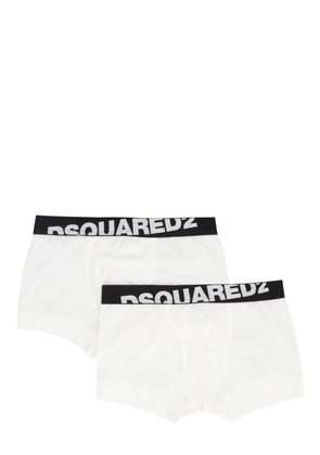 DSQUARED2 logo waistband boxers - White