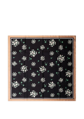 Dolce & Gabbana floral-print scarf - Black