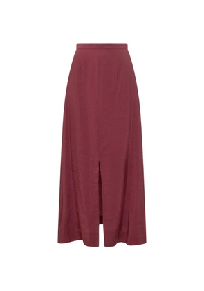 LE SULLY STUDIO slit maxi skirt - Red