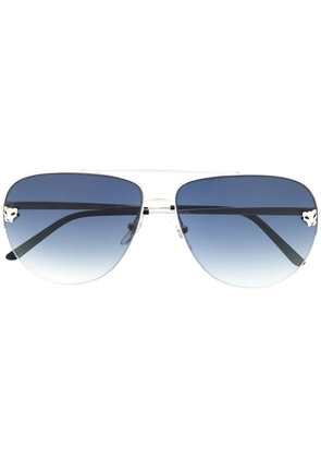 Cartier Eyewear Tiger aviator sunglasses - Black