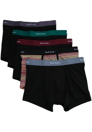 Paul Smith logo-waistband boxer pack - Black