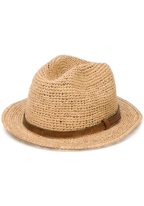 IBELIV leather strap hat - Neutrals