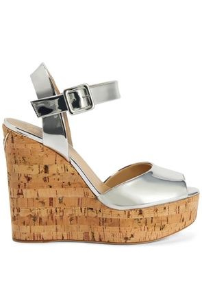 Giuseppe Zanotti Mayliin 130mm platform sandals - Silver