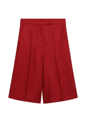 Max Mara linen bermuda shorts - Red
