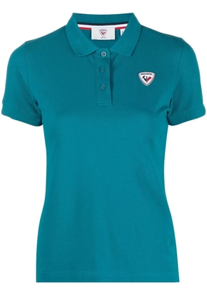 Rossignol logo-applique polo shirt - Green