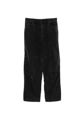 Juun.J logo-patch jeans - Black