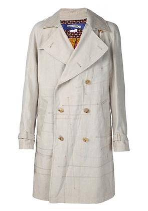 Junya Watanabe MAN exposed seam trench coat - Neutrals