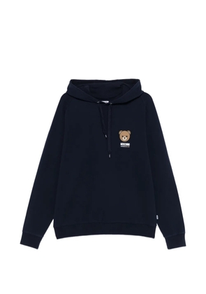 Moschino Bear-print hoodie - Blue