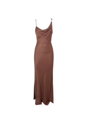 TWINSET cowl neck dress - Brown