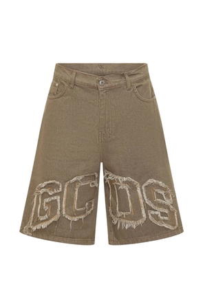 GCDS logo shorts - Neutrals