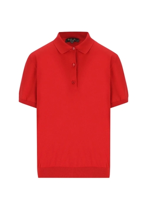 Loro Piana button polo shirt - Red