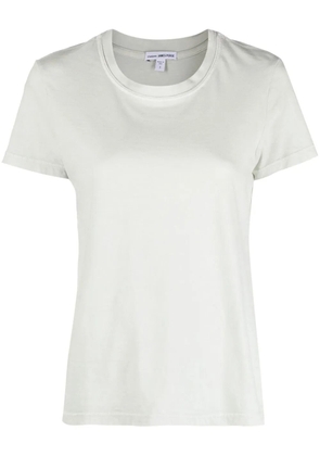 James Perse Sheer Slub crew neck T-shirt - Green