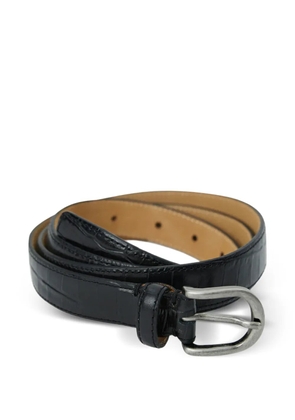 mfpen crocodile leather belt - Black