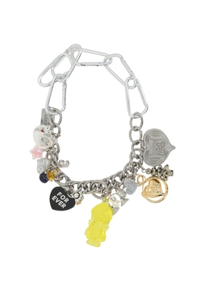 Chopova Lowena For Ever carabiner necklace - Silver