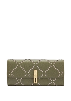 Furla Iride Continental perforated wallet - Green