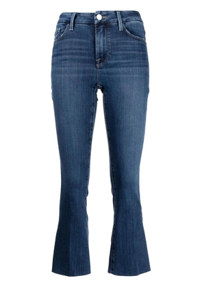 FRAME Le Crop mid-rise cropped jeans - Blue