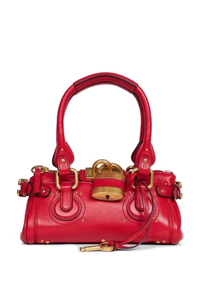 Chloé small Paddington leather shoulder bag - Red