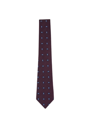 Zegna paisley tie - Red
