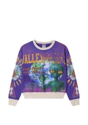 Vale graphic-print sweatshirt - Purple