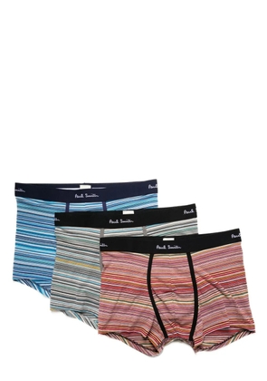Paul Smith logo-waistband briefs (pack of three) - Blue